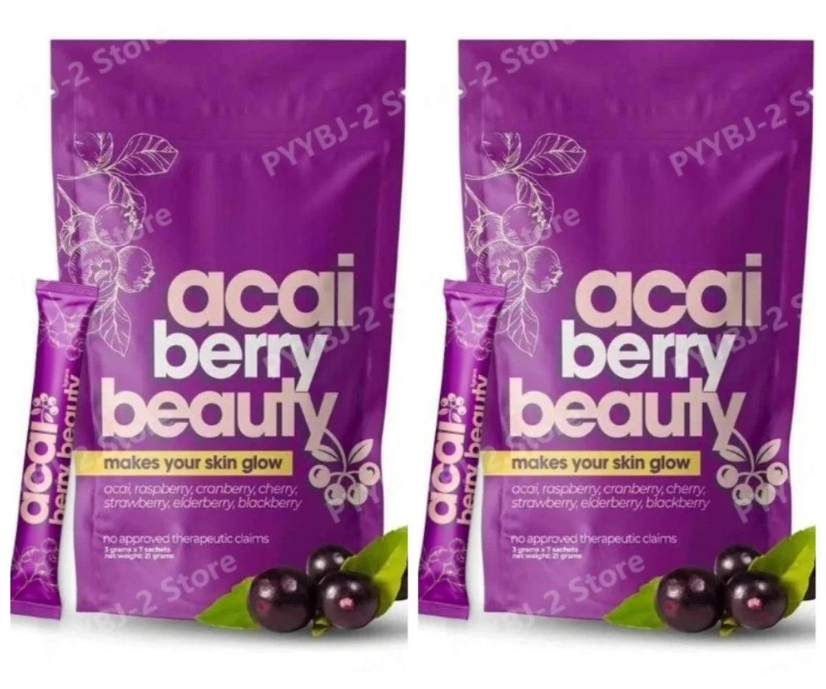 Beauty Berry Drink Powder | Acai Raspberry Cranberry Elderberry Blend